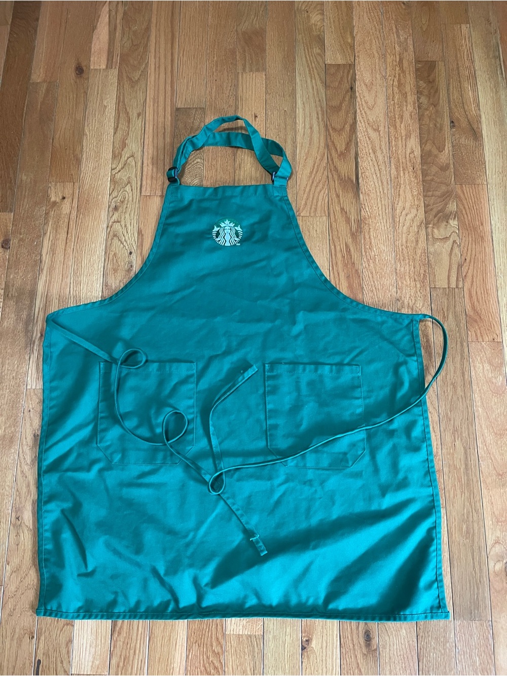 Starbucks Teal Barista Apron with White Logo